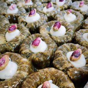 باقلوا پسته مدل انجیری